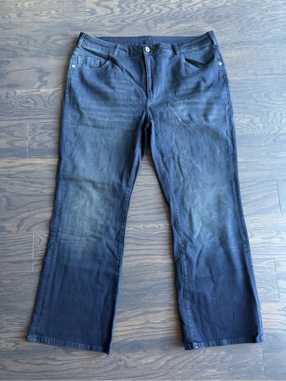 Pilcro Demilune Bootcut Jeans NWOT Size 20W Dark Wash $148 - Picture 2 of 8